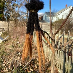 20locs 6-8 inches 100% Human Hair Hand made dreadlock / loc extensions Ombré